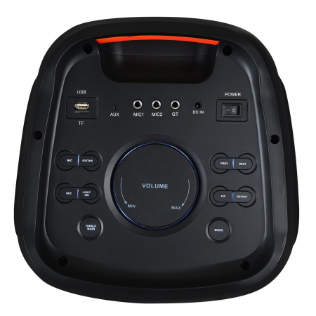 Boxa portabila Samus IBIZA SENSE 8 - 800W, (20.3 cm), 2×15W / 80W RMS / 800W PMPO, microfon wireless, FM Radio, USB, TF Card, intrare chitară, lumini LED interschimbabile [3]