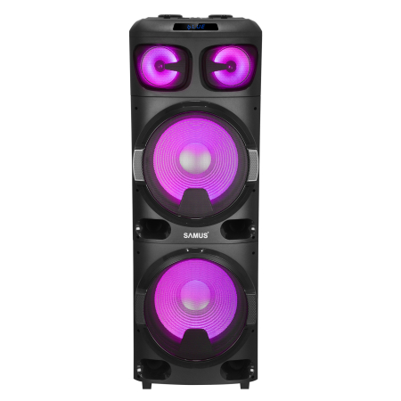 BRICOLAJ - Boxa portabila Samus Phoenix 15, Putere RMS 120 W / de iesire 360 W / PMPO 1200 W, Display digital, Functie True Wireless Stereo
