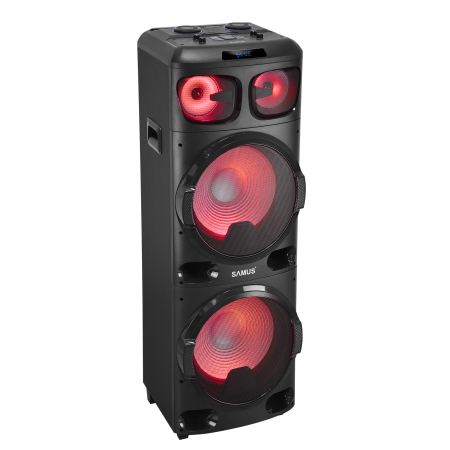 Boxa portabila Samus Phoenix 15, Putere RMS 120 W / de iesire 360 W / PMPO 1200 W, Display digital, Functie True Wireless Stereo [10]