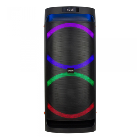 Boxă Portabilă Samus ROCKSTAR 8, 1000W PMPO, Bluetooth, FM Radio, Microfon Wireless, Lumini LED [2]