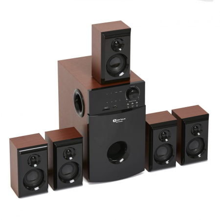 Boxe - Boxe Serioux 5.1 SoundBoost HT5100C, 140W RMS, lemn