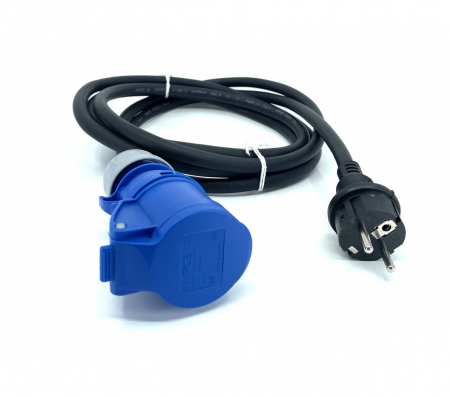 BRICOLAJ - Cablu de alimentare cu priza EURO 230/50, 3 x2,5, 16A - CNO-230EP-3M