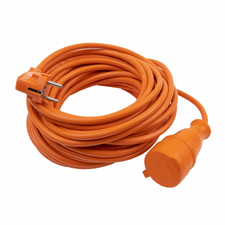 Accesorii aparate de sudura - Cablu prelungitor cu priza si stecher, 3×1.5mm, 15m / EXT 5656