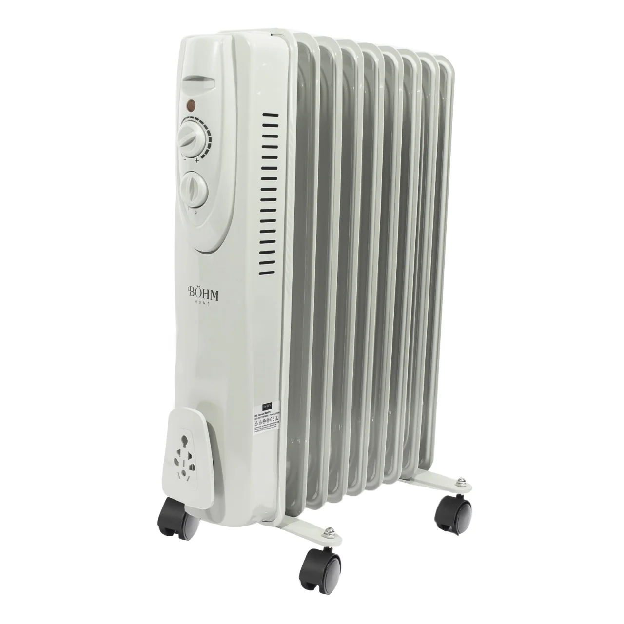 Climatizare si sisteme de incalzire - Calorifer electric cu ulei BOH-29 BÖHM, 8 elementi, 3 trepte de putere 800/1200/2000 W, termostat