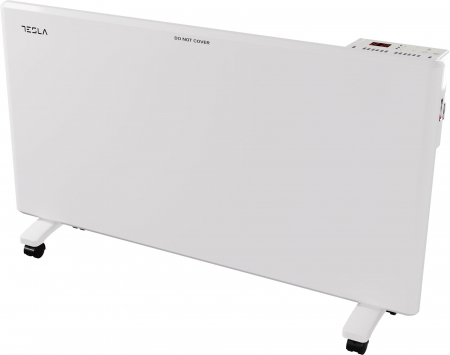 Calorifer electric Tesla PC501WD, 2000W, termostat reglabil cu autoresetare, 3 trepte, protectie supraincalzire, senzor pentru consum optimizat, anti-rasturnare, suprafata acoperita 20-25m2, Alb [3]