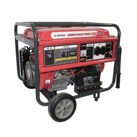BRICOLAJ - Generator pe benzina monofazic, ELEFANT ZH6500E, 5 kw