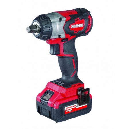 Pistoale de impact electrice si pneumatice - Cheie de impact cu acumulator 20V 4Ah 320Nm RDI-IBW01 Raider Industrial