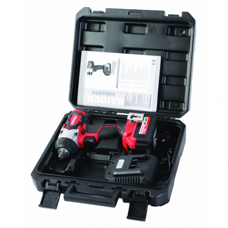 Cheie de impact cu acumulator 20V 4Ah 320Nm RDI-IBW01 Raider Industrial [1]