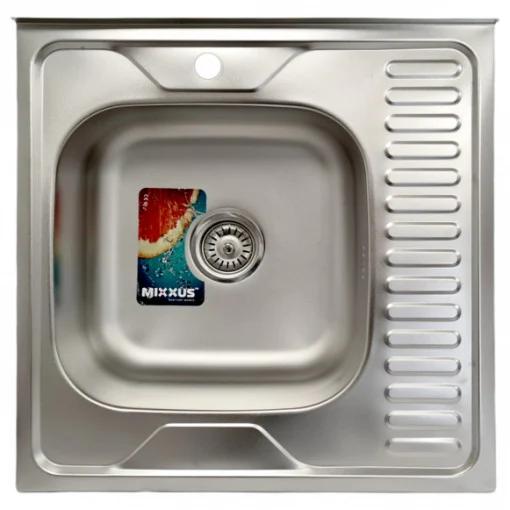 BUCATARIE - Chiuveta de bucatarie din inox MIXXUS, Dimensiune intreaga 600mm x 600mm
