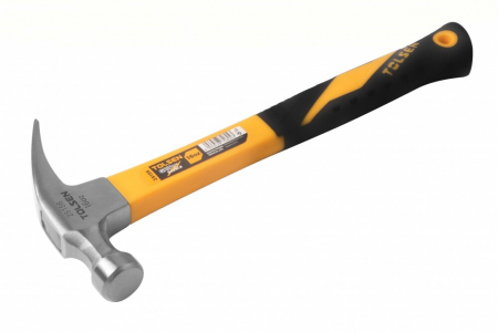Accesorii aparate de sudura - Ciocan cu vârf curbat 450 g, mâner din fibră de sticlă GRIPro - Tolsen