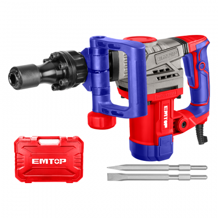 BRICOLAJ - Ciocan demolator HEX, 1300W, 20J, 2 dalti, 7kg, ambalat in cutie de transport - EDBRH1301, EMTOP
