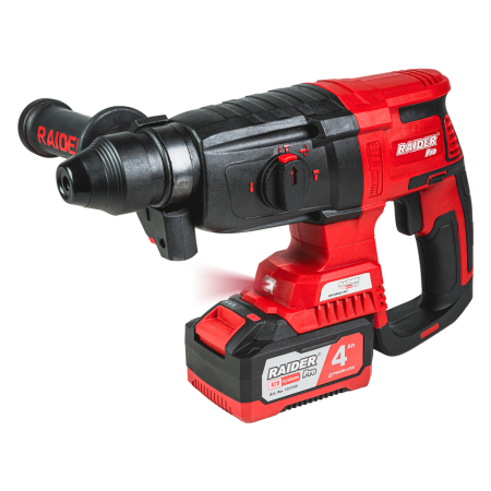 Ciocan rotopercutor R20 RDP-BRH20, 20V, 4.0Ah, Brushless, SDS-Plus, 3J, 26 mm beton, 4 functii, cu valiza [2]