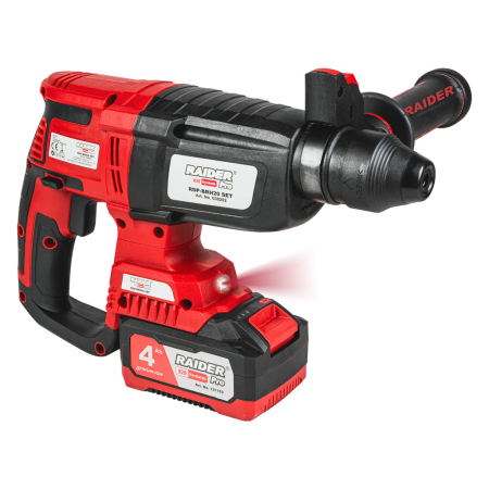 Ciocan rotopercutor R20 RDP-BRH20, 20V, 4.0Ah, Brushless, SDS-Plus, 3J, 26 mm beton, 4 functii, cu valiza [3]