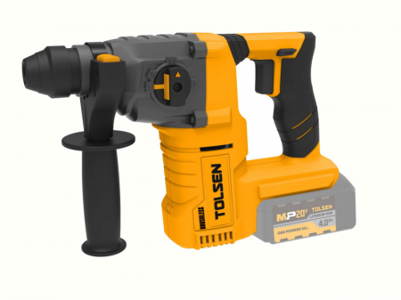 BRICOLAJ - Ciocan rotopercutor tolsen pe acumulator 20 v li-ion, 1200 / min, 2.5j , 4800bpm, industrial