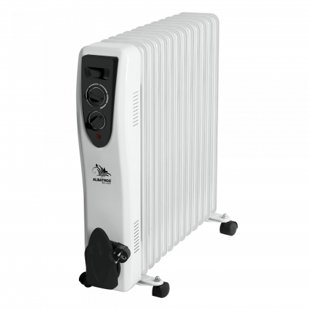Calorifere electrice - Colorifer electric cu ulei, 13 Elementi, Termostat, 3 Trepte de putere, Albatros RA-13ST