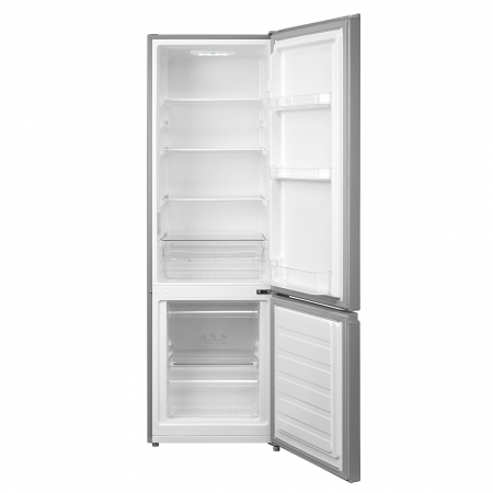 Combina Frigorifică Albalux AXCFS350E - 262 L, Clasă Energetică E, Dezghețare Automată, Rafturi din Sticlă, Uși Reversibile, Inox [1]