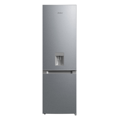 Aparate frigorifice - Combina frigorifica Albalux AXCFSD351E, 259 L, Dozator apa, Iluminare LED, Usi reversibile, Inox
