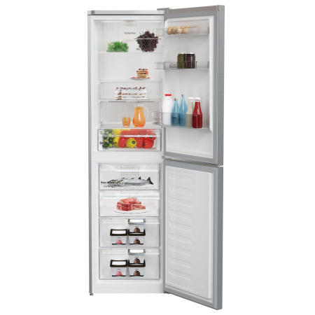 Combina frigorifica Arctic, 358l net, Clasa E, Full NoFrost, AirFlow Dual Tech, EfiLine, EcoLED, usi reversibile, Argintiu [2]