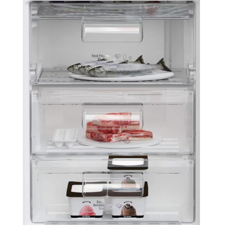 Combina frigorifica Arctic AK60320M40S, 300 l, Clasa E, Garden Fresh, Safety Glass, XXL Bottle, H 185,1cm, Argintiu [3]