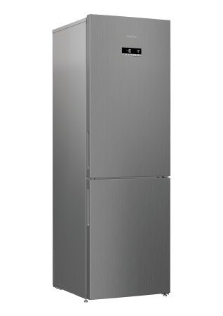 Combina frigorifica Arctic AK60366E40NFMT, 324 l, Full NoFrost, Control electronic, Air Flow Dual Tech, Clasa E, H 185 cm, Argintiu [2]