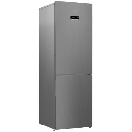 Combina frigorifica Arctic AK60366E40NFMT, 324 l, Full NoFrost, Control electronic, Air Flow Dual Tech, Clasa E, H 185 cm, Argintiu [2]