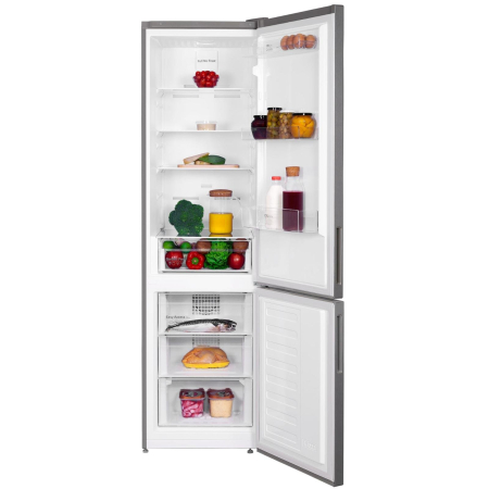 Combina frigorifica Arctic AK60406E40NFMT, 362 L, Blue Tech, Air Flow Dual Tech, EffiLine, clasa E, H 202.5 cm, Inox Metal Look [3]