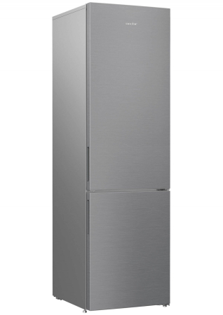 Aparate frigorifice - Combina frigorifica Arctic AK60406M40NFMT, 362 l, Clasa E, Full NoFrost, Fresh Max 0 grC, H 203 cm, Metal Look