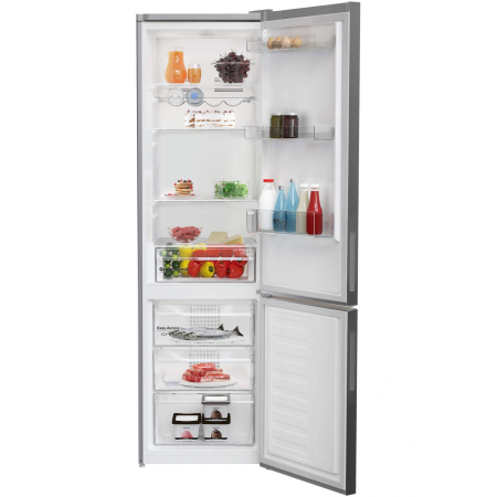Combina frigorifica Arctic AK60406M40S, 386 l, Clasa E, Garden Fresh, Safety Glass, XXL Bottle, H 202,5 cm, Argintiu [2]