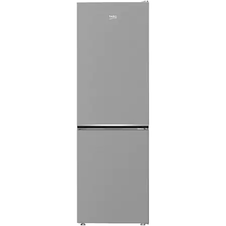 BUCATARIE - Combina frigorifica Beko B1RCNA364XB, No Frost, AeroFlow, XXL Bottle holder, MaxStore, 316 L, 186.5 H, Clasa energetica E, Metal Look