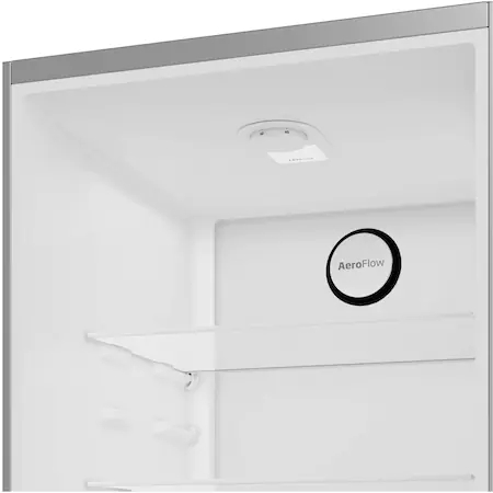 Combina frigorifica Beko B1RCNA364XB, No Frost, AeroFlow, XXL Bottle holder, MaxStore, 316 L, 186.5 H, Clasa energetica E, Metal Look [2]