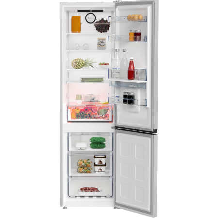 Combina frigorifica Beko B5RCNA405HDM, No Frost, 355 l, H 203.5 cm, HarvestFresh, AeroFlow, No Frost, Fast Freeze, Clasa D, Gri [4]