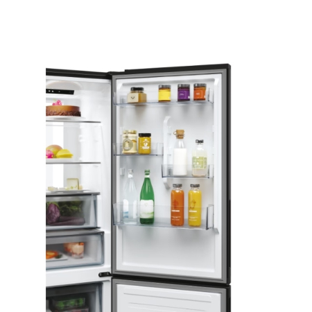 Combina frigorifica Candy, No Frost, 355 l, H 185 cm, Clasa E, Wi-Fi, negru [4]