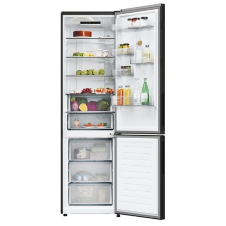 Combina frigorifica Candy, No Frost, 405 l, H 205 cm, Clasa E, Wi-Fi, negru [4]