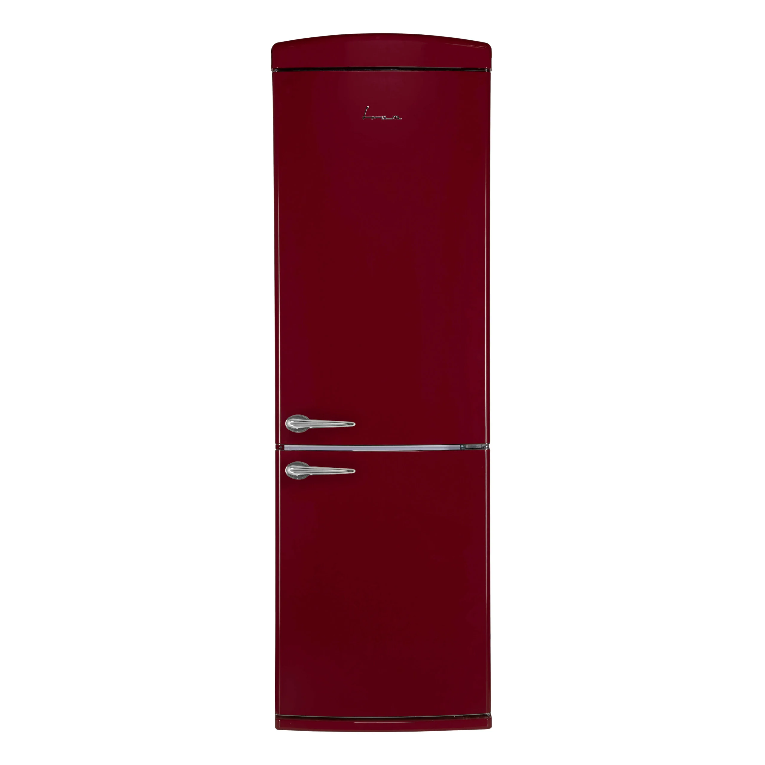 Combine frigorifice - Combina frigorifica Fram FC-VRR341BDE++, 340 l, Clasa E, Iluminare LED, Control mecanic, Burgundi