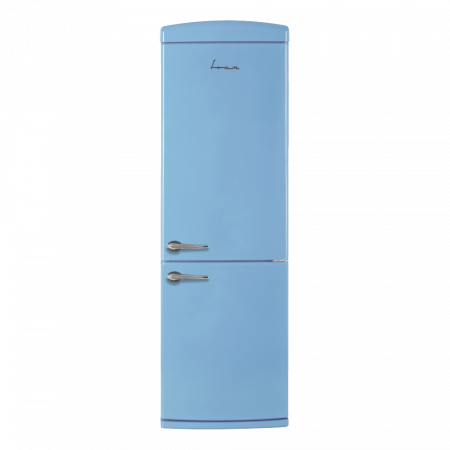 Combine frigorifice - Combină Frigorifică Fram FC-VRR341BLE++, 340L, Less Frost, Super Congelare, Clasa E, Control mecanic, H 186 cm Bleu