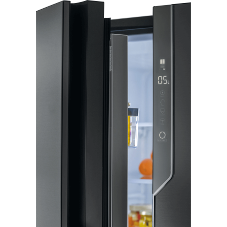 Combina frigorifica French Door, HAIER, 4 usi, compresor inverter, clasa E, Total No Frost (air surround), 750 L, H 190 cm, Sistem Antibacterian, display LED extern, Super Freezing, Holiday, Aparat au [4]