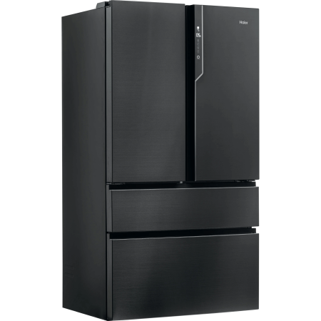 Combina frigorifica French Door, HAIER, 4 usi, compresor inverter, clasa E, Total No Frost (air surround), 750 L, H 190 cm, Sistem Antibacterian, display LED extern, Super Freezing, Holiday, Aparat au [1]