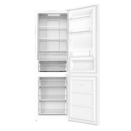 Combina Frigorifică Full No-Frost, Dual Inverter, 400L, Clasa E, Alb – 3 Rafturi + 3 Balcoane + 5 Sertare [1]