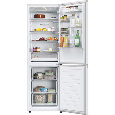 Combina frigorifica Haier, 2D, D, 352l, TNF, Display ext, WiFi - aplicație hOn, 185 cm, white [4]