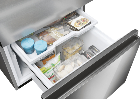 Combina frigorifica Haier 3D 60 Seria 5,, 360 l, Clasa D, No Frost, Afisaj Electronic, Iluminare LED, H 185 cm Argintiu [5]