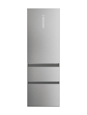 Combina frigorifica Haier 3D 60 Seria 5,, 360 l, Clasa D, No Frost, Afisaj Electronic, Iluminare LED, H 185 cm Argintiu [0]