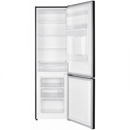 Combina frigorifica Heinner HC-HM260BKWDE++, 260 l, Control electronic, Dozator de apa, Iluminare LED, Clasa E, H 180 cm, Negru [1]
