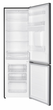 Combină frigorifică Heinner HC-HM260DGWDE++, 260L, Clasa E, Dozator Apă, Control Electronic, LED, 180 cm, Gri Antracit Texturat [1]