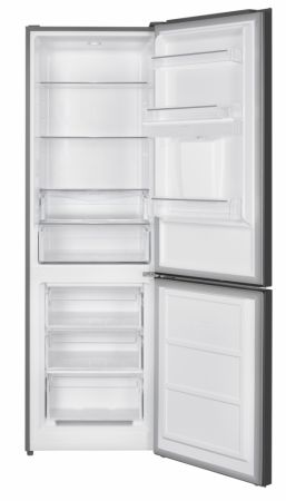 Combină frigorifică Heinner HC-HM313XWDE++, 313 L, Dozator de apă, Clasa E, 185.8 cm, Aspect Inox [1]