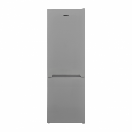 Aparate frigorifice - Combina frigorifica Heinner HC-V2681SE++, 268 l, Less Frost, Clasa E, Control mecanic, Iluminat LED, H 170 cm, Argintiu