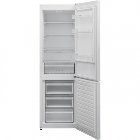 Combina frigorifica Heinner HC-V341E++, 340 l, Clasa E, Less Frost, Iluminare LED, Control mecanic, H 186 cm, Alb [1]