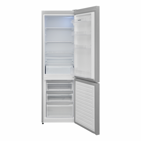 Aparate frigorifice - Combina Frigorifică HEINNER HC-VS2681SE++, 268L, Clasa E, Argintiu, Răcire Less Frost, Dezghețare Automată