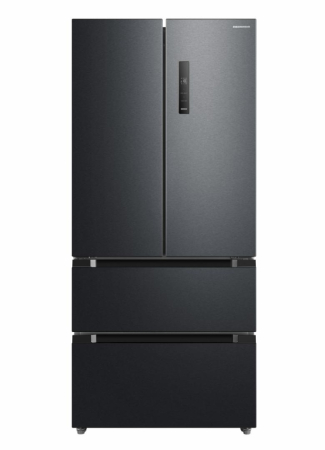 Side-By-Side - Combina frigorifica HEINNER HCFD-M516INVHDXE++, No Frost, 516 l, Clasa E, Dozator apa, Compresor inverter, Antracit