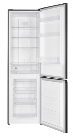 Combină Frigorifică Heinner HCNF-HM253INVXD, No Frost, Compresor Inverter, 253 L, Clasa Energetică D, Control Electronic, LED, 181 cm, Aspect Inox [1]