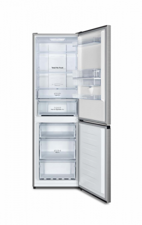 Combina frigorifică Heinner HCNF-HS304XWDE++, 304L, Full No Frost, Multi Air Flow, Dozator de apă, Display LED, Aspect inox [1]